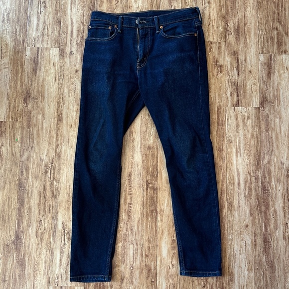 512 Slim Taper LEVI'S Men's Jeans (31x32) Dark Wash - Picture 6 of 6